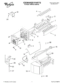 01 - Icemaker Parts Parts For Whirlpool Ice Maker Amkit02 From Appliancepartspros.Com