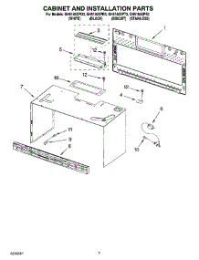 06 - Cabinet And Installation Parts parts for Whirlpool Microwave GH5184XPS3 from AppliancePartsPros.com