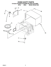 03 - Oven Cavity Parts parts for Whirlpool Microwave MT4155SPB2 from AppliancePartsPros.com