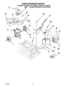05 - Oven Interior Parts parts for Whirlpool Microwave GT4175SPQ2 from AppliancePartsPros.com