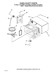 03 - Oven Cavity Parts parts for Whirlpool Microwave GT4175SPB1 from AppliancePartsPros.com