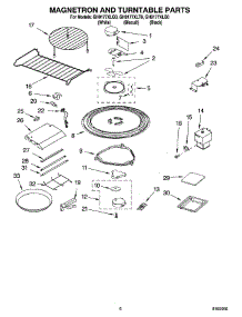05 - Magnetron And Turntable Parts parts for Whirlpool Microwave GH9177XLQ0 from AppliancePartsPros.com
