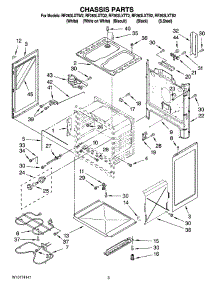 03 - Chassis Parts parts for Whirlpool Range RF263LXTB2 from AppliancePartsPros.com