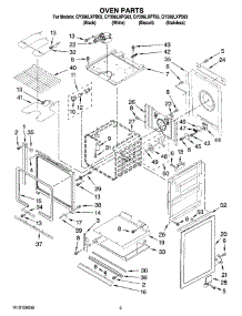 03 - Oven Parts parts for Whirlpool Range GY398LXPS03 from AppliancePartsPros.com