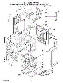 04 - Chassis Parts parts for Whirlpool Range SF362LXTQ0 from AppliancePartsPros.com