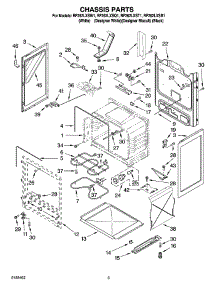 03 - Chassis Parts parts for Whirlpool Range RF262LXSB1 from AppliancePartsPros.com