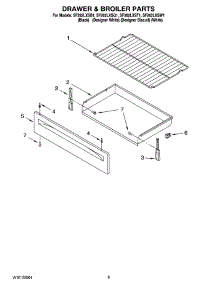 06 - Drawer & Broiler Parts, Optional Parts parts for Whirlpool Range SF262LXSB1 from AppliancePartsPros.com
