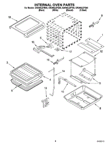 06 - Internal Oven Parts parts for Whirlpool Range GW395LEPB00 from AppliancePartsPros.com