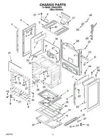 04 - Chassis Parts parts for Whirlpool Range GS445LEMS0 from AppliancePartsPros.com