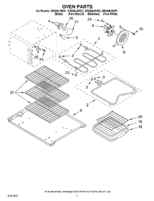 04 - Oven Parts parts for Whirlpool Range GR556LRKS1 from AppliancePartsPros.com