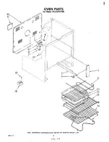 05 - Oven , Literature And Optional parts for Whirlpool Range RF375PXPW0 from AppliancePartsPros.com