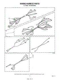 07 - Wiring Harness parts for Whirlpool Range RF385PXPW0 from AppliancePartsPros.com