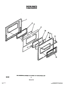 04 - Door , Literature And Optional parts for Whirlpool Range RS6300XVW0 from AppliancePartsPros.com