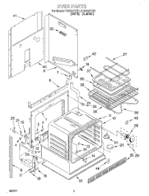 03 - Oven, Lit / Optional parts for Whirlpool Range RS6105XYW7 from AppliancePartsPros.com