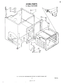 04 - Oven parts for Whirlpool Range RJE3750W0 from AppliancePartsPros.com
