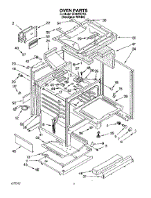 05 - Oven parts for Whirlpool Range SF367PEYQ5 from AppliancePartsPros.com