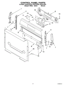 02 - Control Panel Parts parts for Whirlpool Range GS470LEKT0 from AppliancePartsPros.com