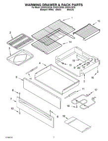 05 - Warming Drawer & Rack Parts parts for Whirlpool Range GS470LEKB0 from AppliancePartsPros.com