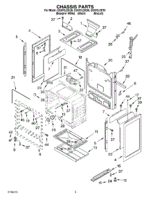04 - Chassis Parts parts for Whirlpool Range GS470LEKQ0 from AppliancePartsPros.com