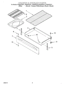 04 - Drawer & Broiler parts for Whirlpool Range RF362BXGQ1 from AppliancePartsPros.com