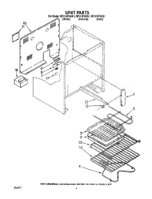 04 - Unit, Optional parts for Whirlpool Range RF315PXXW1 from AppliancePartsPros.com