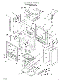 04 - Chassis parts for Whirlpool Range SGS375HQ5 from AppliancePartsPros.com