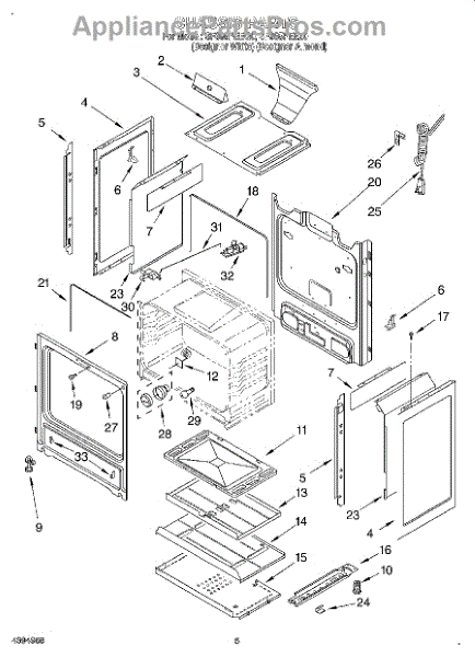 Whirlpool 8053344 Oven Temperature Sensor ... magic chef microwave oven wiring diagram 