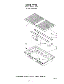 08 - Grille parts for Whirlpool Cooktop SC8900EMH0 from AppliancePartsPros.com