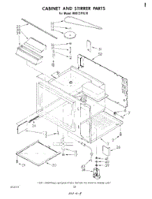 10 - Cabinet And Stirrer parts for Whirlpool Range RM973PXLT0 from AppliancePartsPros.com