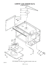 07 - Cabinet And Stirrer parts for Whirlpool Oven RM778PXT1 from AppliancePartsPros.com