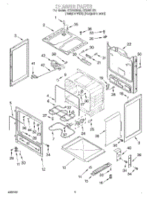 03 - Chassis parts for Whirlpool Range CES365HQ0 from AppliancePartsPros.com