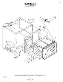 03 - Oven parts for Whirlpool Range RE953PXKT1 from AppliancePartsPros.com