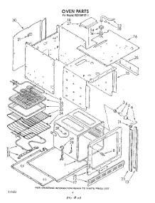 04 - Section parts for Whirlpool Oven RB760PXT1 from AppliancePartsPros.com