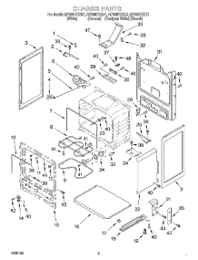 03 - Chassis parts for Whirlpool Range RF366PXGN1 from AppliancePartsPros.com