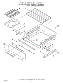 05 - Oven & Broiler parts for Whirlpool Range SF306PEGQ1 from AppliancePartsPros.com