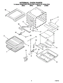 06 - Internal Oven Parts parts for Whirlpool Range GW395LEPB03 from AppliancePartsPros.com