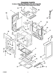 04 - Chassis Parts parts for Whirlpool Range SF262LXSB0 from AppliancePartsPros.com