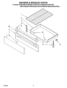 06 - Drawer & Broiler Parts, Optional Parts parts for Whirlpool Range SF362LXSS0 from AppliancePartsPros.com
