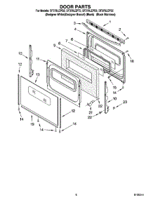 06 - Door Parts, Optional Parts parts for Whirlpool Range SF378LEPS2 from AppliancePartsPros.com