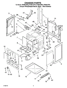 03 - Chassis Parts parts for Whirlpool Range RF368LXPB2 from AppliancePartsPros.com