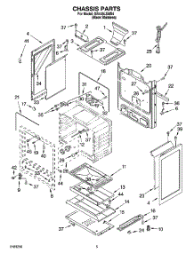 04 - Chassis Parts parts for Whirlpool Range GS445LEMS4 from AppliancePartsPros.com