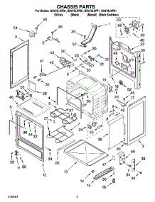 03 - Chassis Parts parts for Whirlpool Range GR478LXPT1 from AppliancePartsPros.com