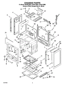 04 - Chassis Parts parts for Whirlpool Range GS440LEMB2 from AppliancePartsPros.com