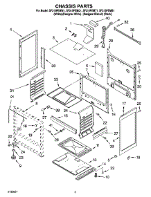 04 - Chassis Parts parts for Whirlpool Range SF315PEMB1 from AppliancePartsPros.com