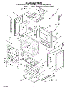04 - Chassis Parts parts for Whirlpool Range SF367LEKQ3 from AppliancePartsPros.com