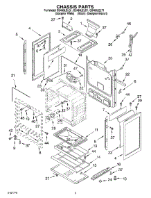 04 - Chassis Parts parts for Whirlpool Range GS460LELB1 from AppliancePartsPros.com