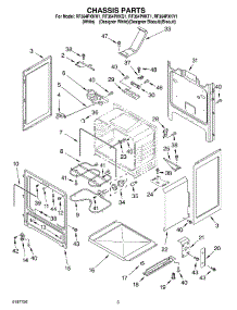 03 - Chassis parts for Whirlpool Range RF364PXKQ1 from AppliancePartsPros.com