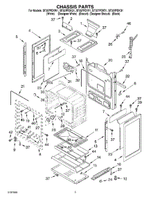 04 - Chassis parts for Whirlpool Range SF357PEKB1 from AppliancePartsPros.com