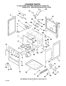 03 - Chassis Parts parts for Whirlpool Range RF388LXKP0 from AppliancePartsPros.com
