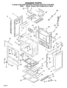 04 - Chassis parts for Whirlpool Range SF367LEKV0 from AppliancePartsPros.com
